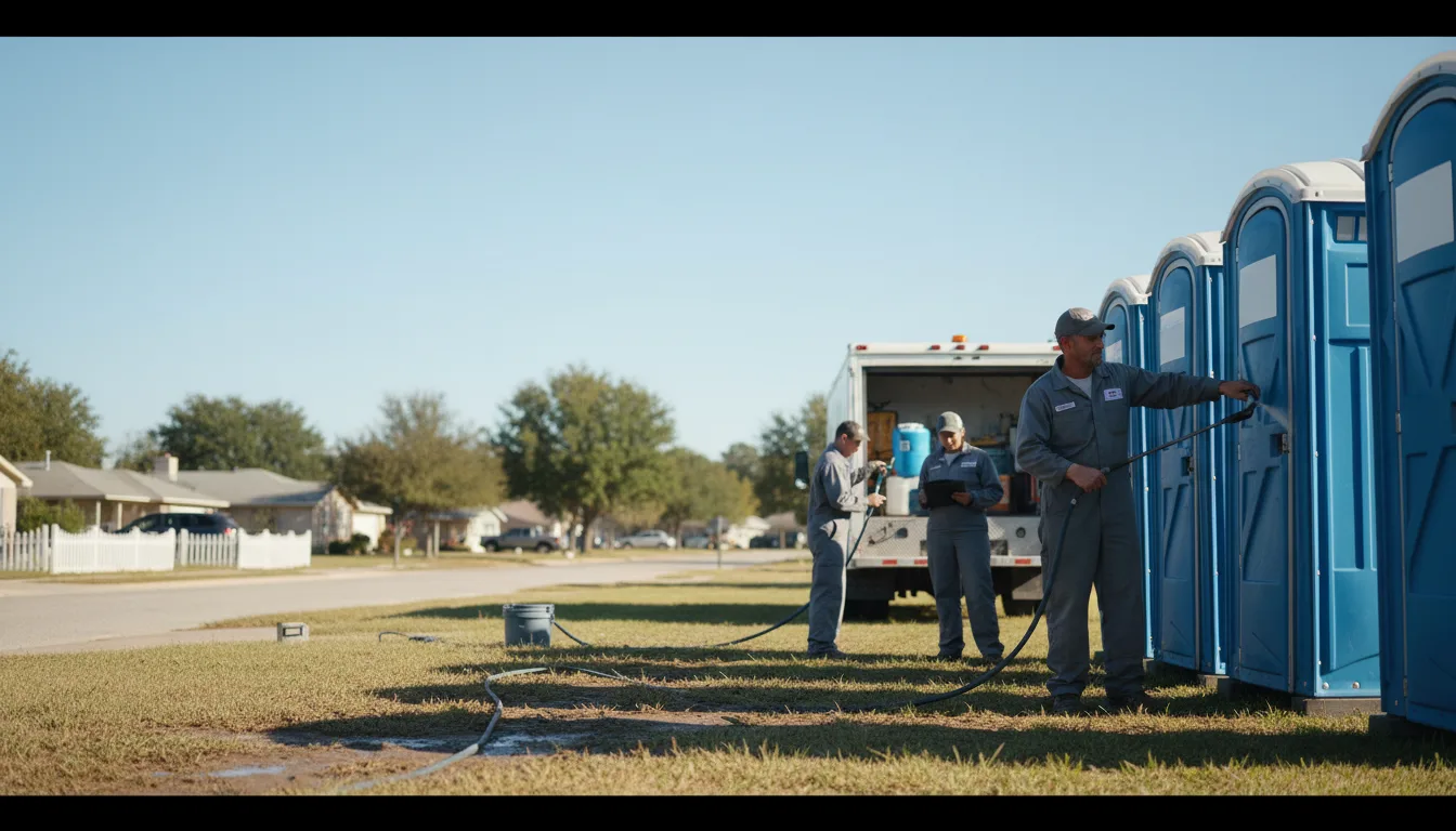 Long-Term Portable Toilet Rental in Sledge, MS near me